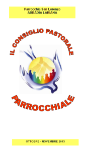 Consiglio pastorale parrocchiale