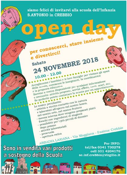 open day crebbio